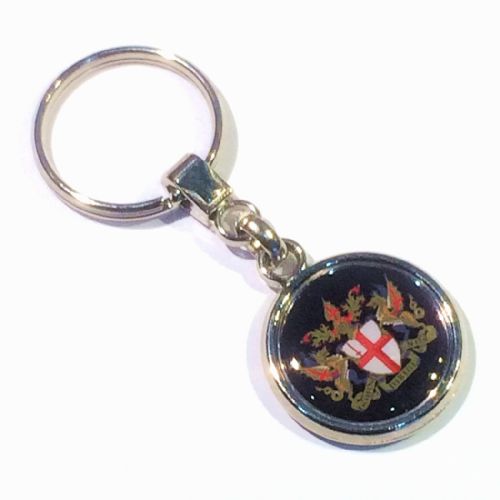 Keyring Blank Pendant 25.4mm and printed domes